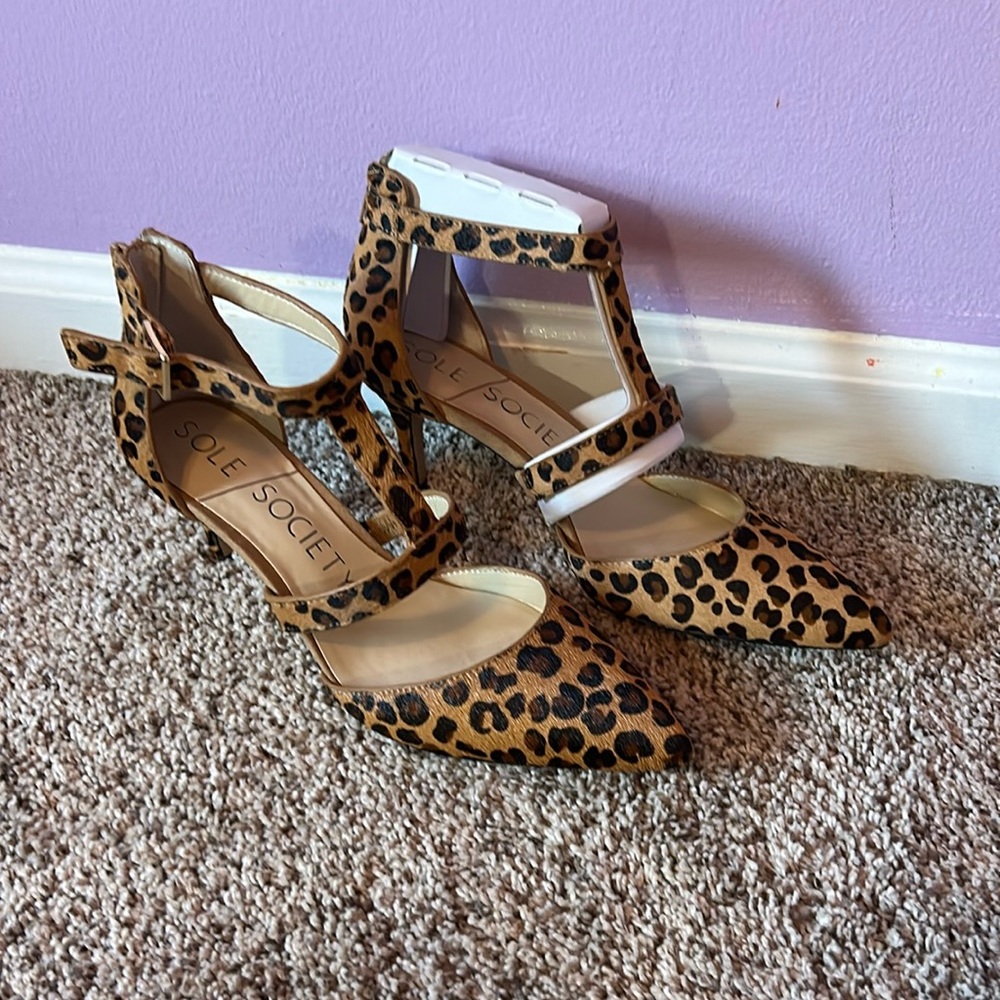 Sole Society leopard heels - Picture 2 of 7